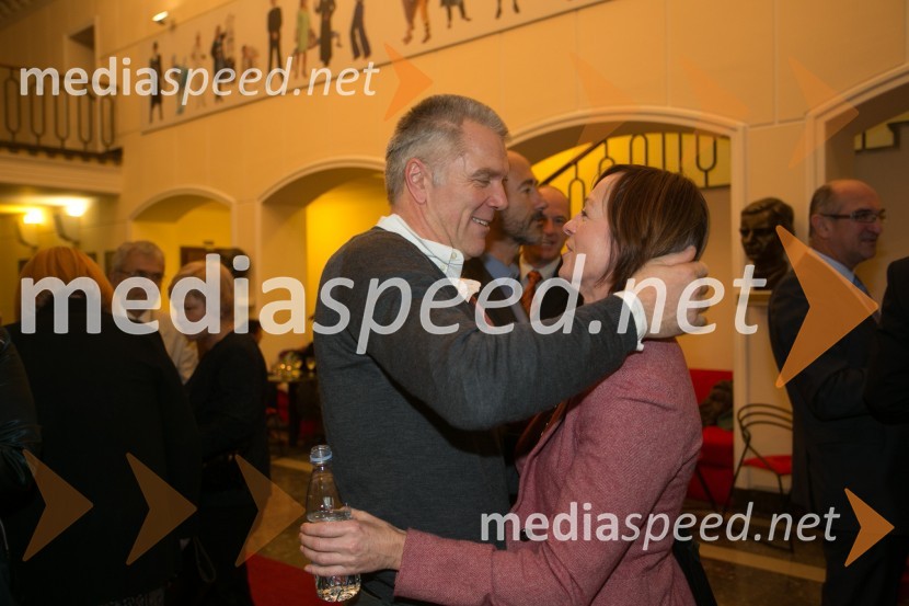  Brane  Završan, igralec;  Bernarda Oman, igralkaVorkšop na Moljera, premiera SLG Celje