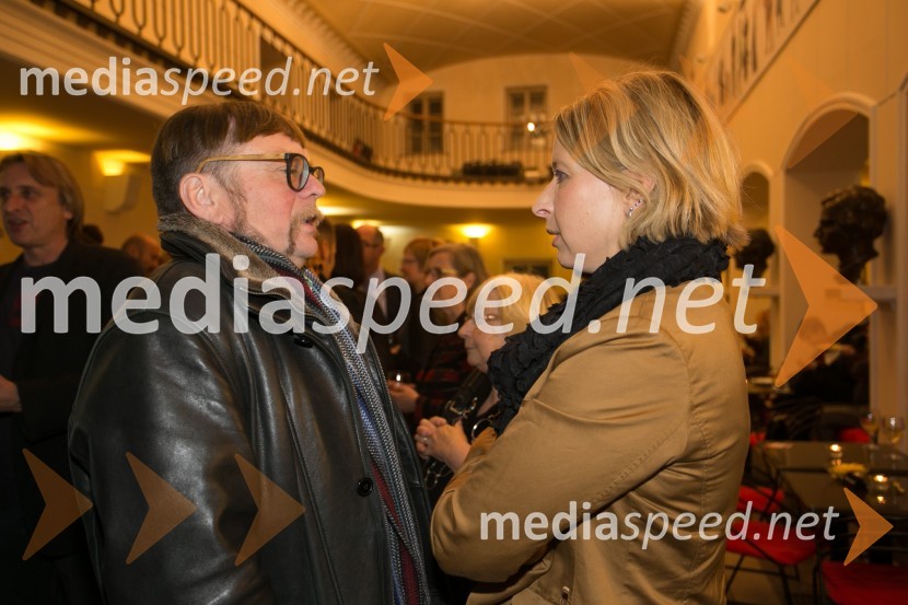  Bojan Umek, igralec;  Tatjana Doma, dramaturginja SLG CeljeVorkšop na Moljera, premiera SLG Celje