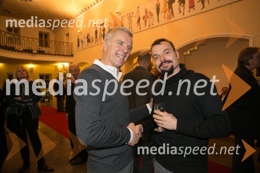  Brane  Završan, igralec;  Jernej Kobal, režiserVorkšop na Moljera, premiera SLG Celje
