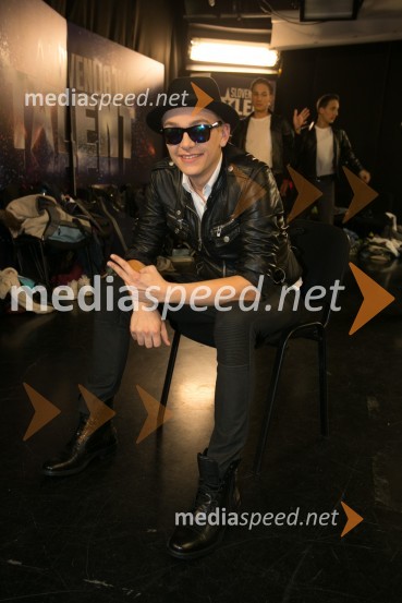  Matej Hribernik, Blue ManSlovenija ima talent 2014, četrta polfinalna oddaja