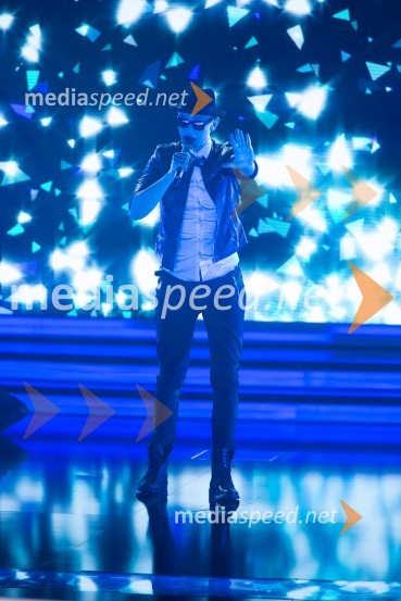  Matej Hribernik, Blue ManSlovenija ima talent 2014, četrta polfinalna oddaja