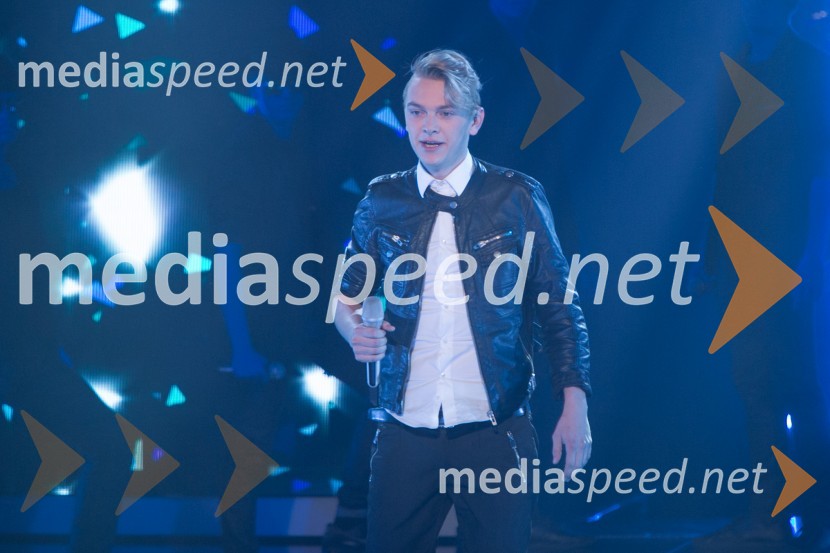  Matej Hribernik, Blue ManSlovenija ima talent 2014, četrta polfinalna oddaja