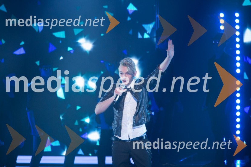  Matej Hribernik, Blue ManSlovenija ima talent 2014, četrta polfinalna oddaja