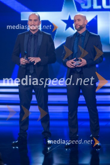  Vid  Valič, voditelj;  Peter Poles, voditeljSlovenija ima talent 2014, četrta polfinalna oddaja