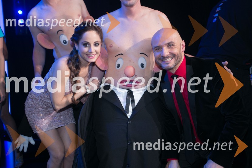  Ana Klašnja, balerina;  Branko Čakarmiš,  programski direktor Pro PlusaSlovenija ima talent 2014, četrta polfinalna oddaja