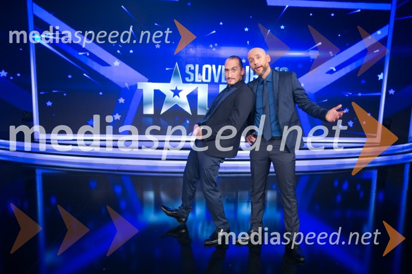  Vid  Valič, voditelj;  Peter Poles, voditeljSlovenija ima talent 2014, četrta polfinalna oddaja