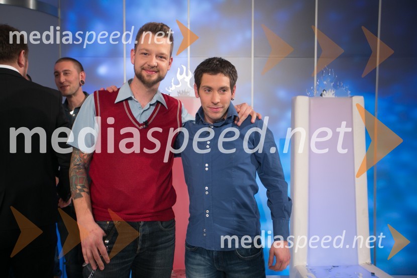  Bine Volčič, kuharski mojster;  Valerio Lutman, zmagovalec šova Gostilna išče šefa 2014Valerio Lutman je zmagovalec šova Gostilna išče šefa 2014