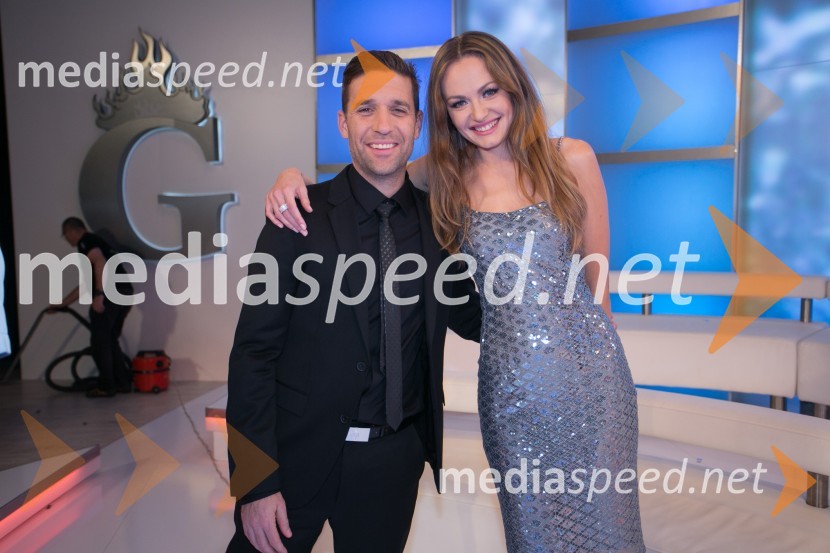  Žiga Gombač, odnosi z javnostmi Radio Center;  Iryna Osypenko, menekenkaValerio Lutman je zmagovalec šova Gostilna išče šefa 2014