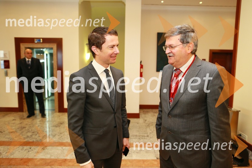  Tomaž Orešič, VaasaETT, predsedujoči konferenci Energija14; mag.  Krešimir Bakič, predsednik združenja CIGREEnergija14, 10. mednarodna konferenca o energiji