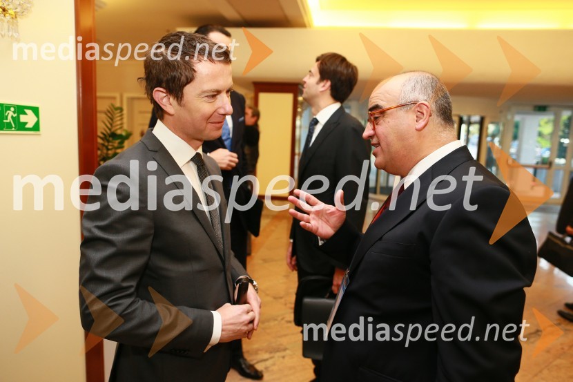  Tomaž Orešič, VaasaETT, predsedujoči konferenci Energija14;  Yetik K.  Mert, generalni direktor Enerjisa EnerjiEnergija14, 10. mednarodna konferenca o energiji