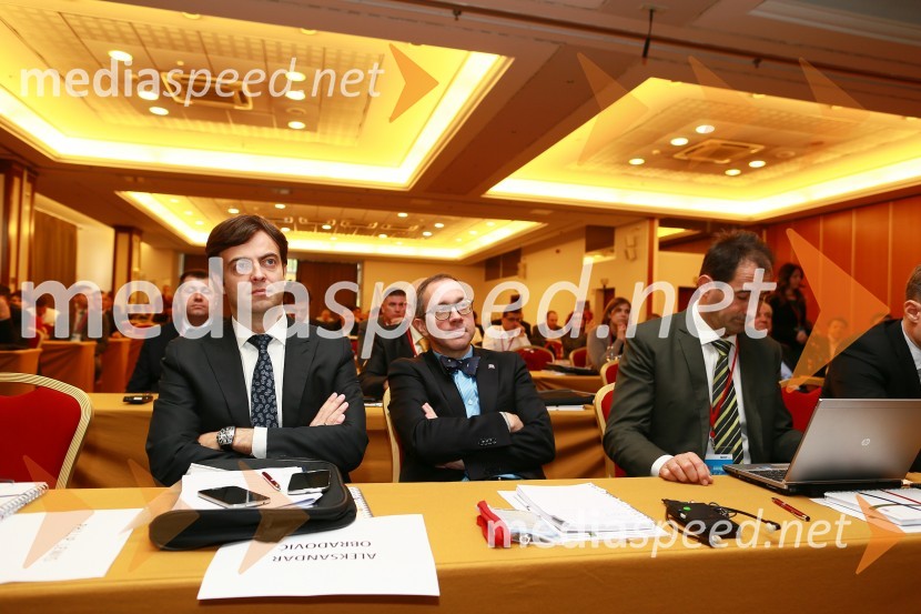  Aleksandar Obradović, predsednik uprave EPS;  Blaž Košorok,  generalni direktor HSE;  Janez Kopač, direktor Energy Community SecretariatEnergija14, 10. mednarodna konferenca o energiji