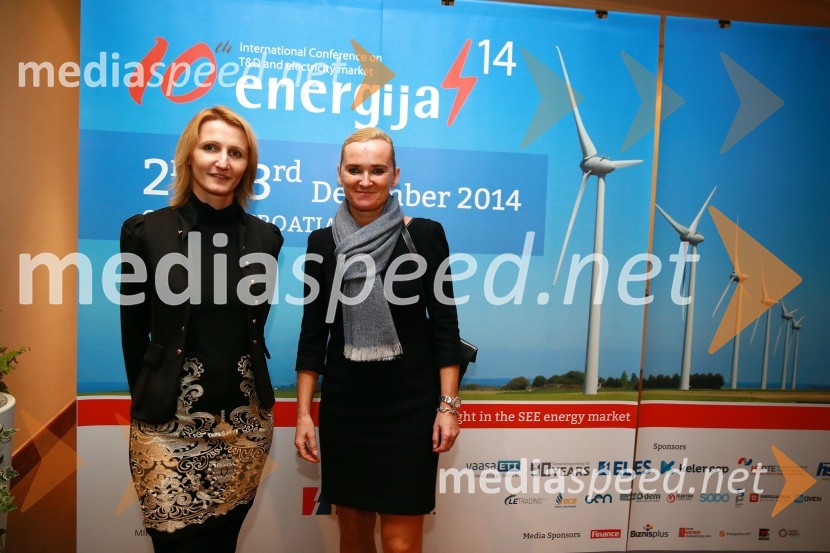  Ivana Nedižavec Korada, predsednica sveta Agencije za energijo RS;  Barbara Jenčič Dekleva, ELESEnergija14, 10. mednarodna konferenca o energiji