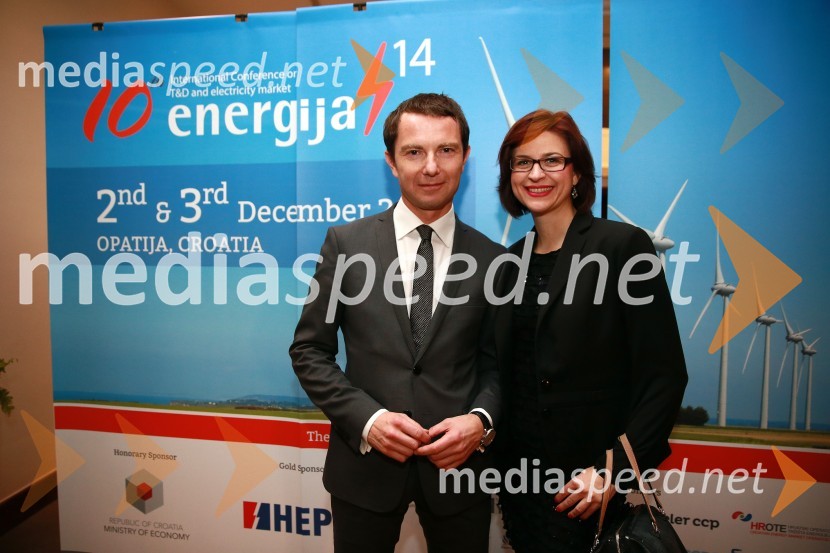  Tomaž Orešič, VaasaETT, predsedujoči konferenci Energija14; mag.  Tina Jakaša, direktorica HEP OpskrbaEnergija14, 10. mednarodna konferenca o energiji