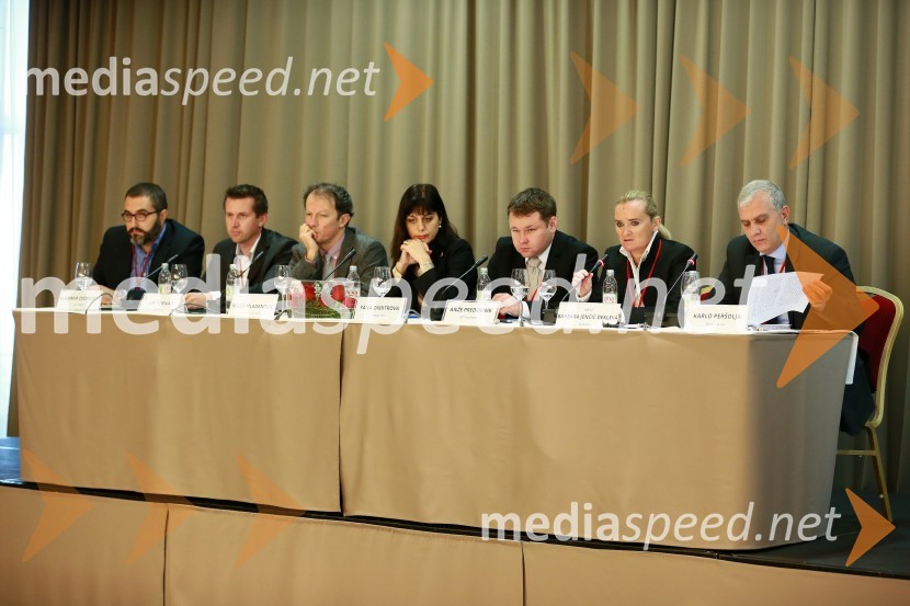  Vladimir Djordjevic, LE Trading;  Jiří  Strnad, ČEPS;  Miloš Mladenović, Elektromreža Srbije;  Yana Dimitrova, Energo-Pro;  Anže Predovnik, direktor BSP Southpool;  Barbara Jenčič Dekleva, ELES;  Karlo Peršolja, direktor BorzenEnergija14, 10. mednarodna konferenca o energiji