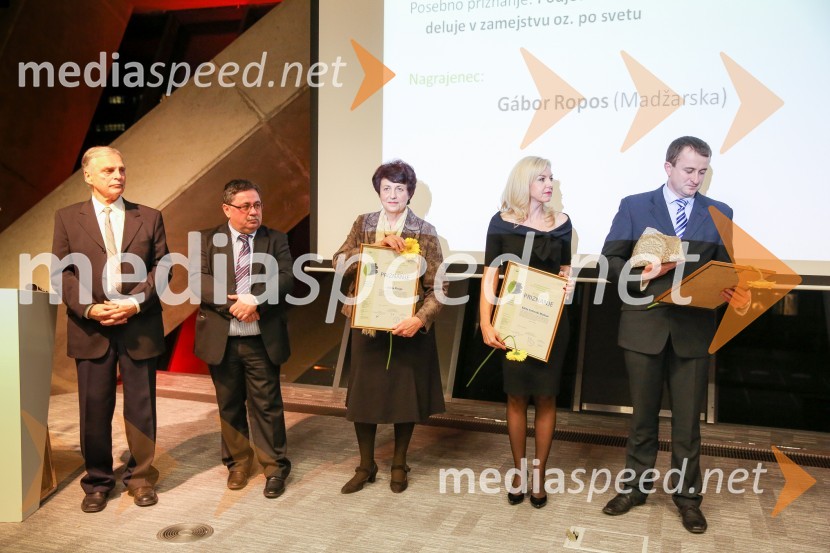 ddr. Matjaž Mulej, Predsednik Strokovno-organizacijskega odbora nagrade Horus;  Boris Jesih, podpredsednik ocenjevalne komisije za nagrado Horus 2014 ; dr.  Darja  Piciga, doktorica psiholoških znanosti;  Edita Cetinski Malnar, televizijska urednica in novinarka;  Gábor  Ropos, podjetnik Podelitev nagrad družbene odgovornosti HORUS