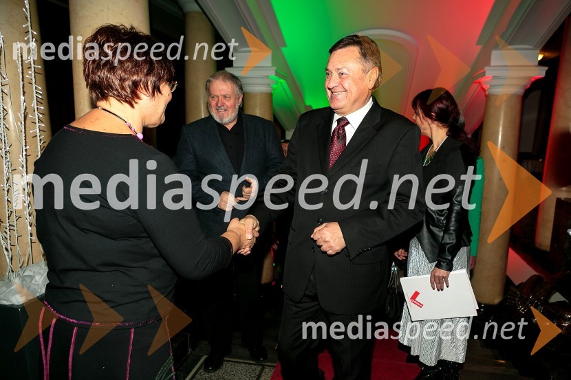  Viktorija Bole, Turizem Ljubljana;  Zoran Janković, župan MOL, predsednik PSLjubljanska kakovost 2015, podelitev priznanj
