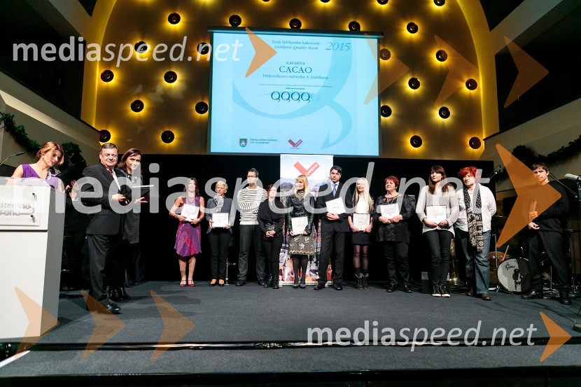 Ljubljanska kakovost 2015, podelitev priznanj