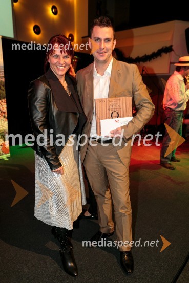 mag. Petra Stušek, v.d. direktorica, Zavod za turizem Ljubljana;  Igor Jagodic, kuharski mojsterLjubljanska kakovost 2015, podelitev priznanj