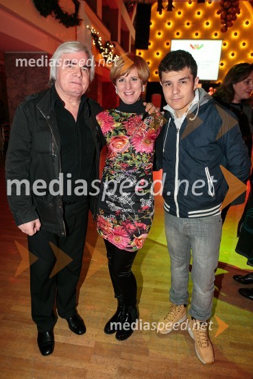  Lado  Leskovar, pevec in ambasador Unicef;  Petra Križan, Turizem Ljubljana;  Martin LeskovarLjubljanska kakovost 2015, podelitev priznanj