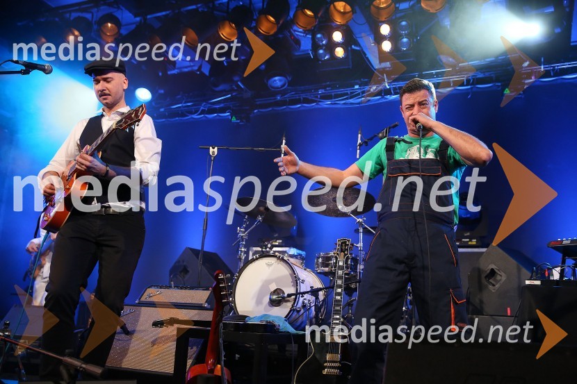  Robert Pikl, kitarist, skupina Manouche;  Klemen Klemen, raperKoncert Manouche z znanimi gosti