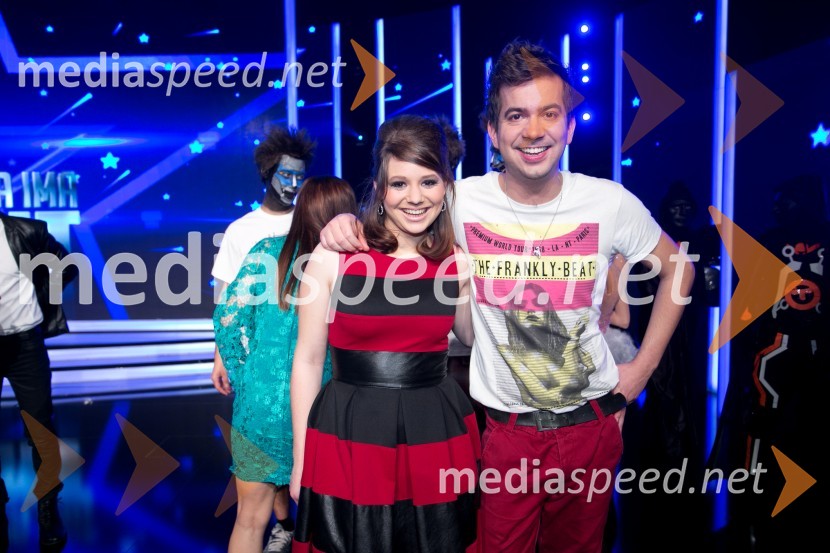  Eva Saje;  Simon ŠirecSlovenija ima talent 2014, peta polfinalna oddaja