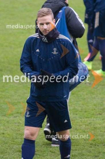  Dare Vršič, nogometaš, NK MariborTrening in novinarska konferenca  NK Maribor pred tekmo z FC Schalke