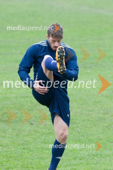  Agim Ibraimi, nogometaš, NK MariborTrening in novinarska konferenca  NK Maribor pred tekmo z FC Schalke