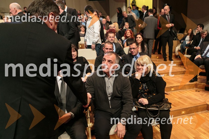  Zoran Janković, župan MOL, predsednik PS;  Matjaž  Kopitar,  selektor slovenske hokejske reprezentanceŠportnik leta 2014