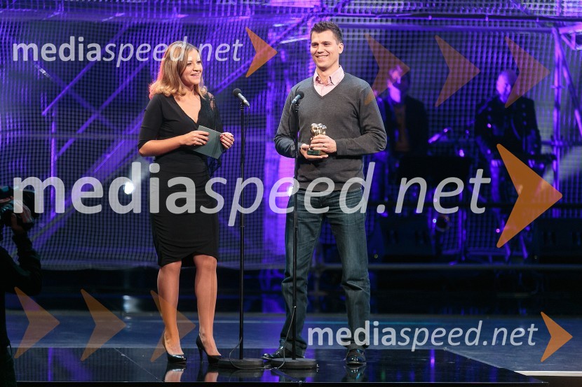  Anja Hlača Ferjančič, novinarka;  Marcel Rodman, hokejistŠportnik leta 2014