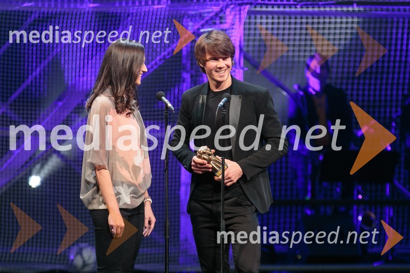  Nada Pavšin, novinarka;  Žan  Košir, deskar na snegu Športnik leta 2014