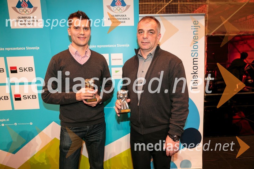  Marcel Rodman, hokejist;  Matjaž  Kopitar,  selektor slovenske hokejske reprezentanceŠportnik leta 2014