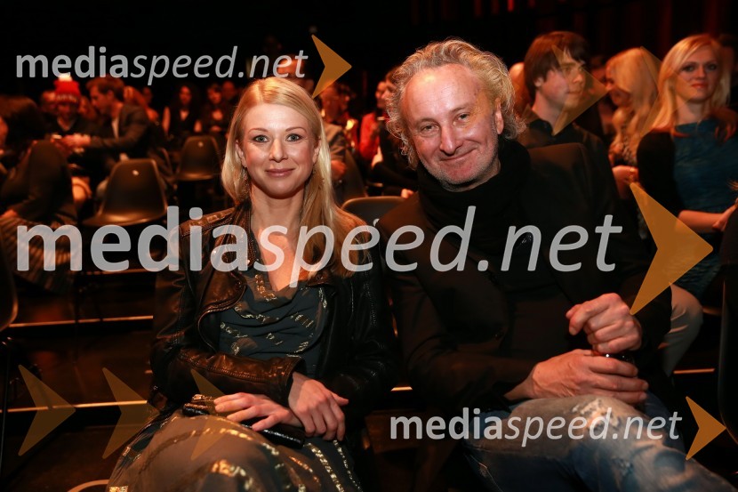  Tjaša  Železnik, igralka;  Peter Bratuša, režiserVikendovi Gongi popularnosti, podelitev 2014