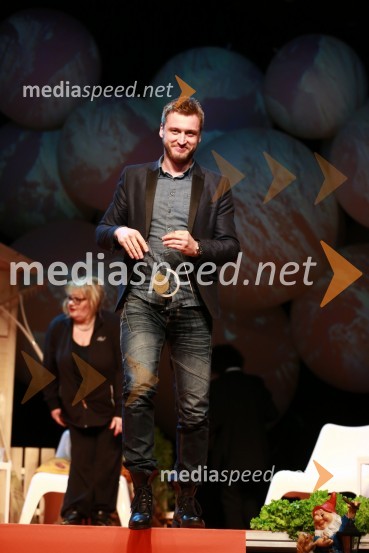  Denis Avdić, voditeljVikendovi Gongi popularnosti, podelitev 2014