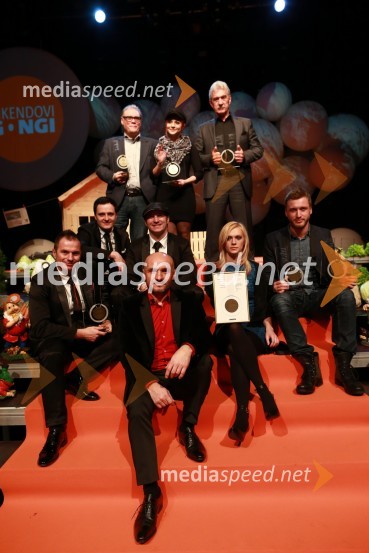 Prejemniki Vikendovih gongov 2014Vikendovi Gongi popularnosti, podelitev 2014