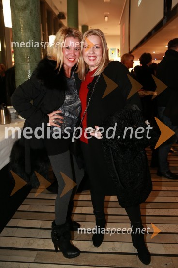  Petra Rutar, direktorica vinoteke Brda;  Ariana Nina Eror, direktorica trženja Marketing MagazinaVikendovi Gongi popularnosti, podelitev 2014
