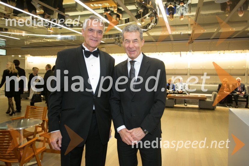  Slobodan Sibinčič , generalni sekretar Evropskega združenja poslovnih medijev, predsednik uprav GV skupine, predsednik sveta Managerskih koncertov;  Stojan Petrič, predsednik uprave Kolektor groupManagerski koncert 2014