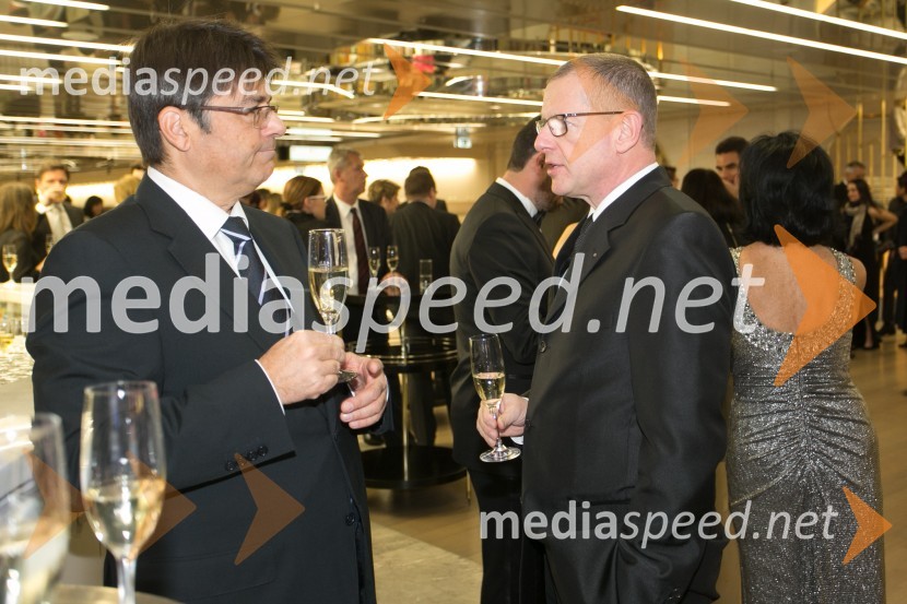  Andrej Božič, generalni direktor družbe Steklarna Hrastnik, predsednik Britansko-slovenske gospodarske zbornice;  Bojan Brank, Abena d.o.o.Managerski koncert 2014