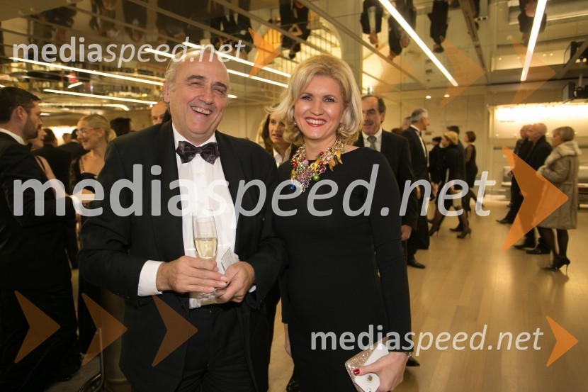  Tomaž  Bole, Gallus J. carniolus;  Aleksandra  Brank, vodja marketinga Bisnode d.o.o.Managerski koncert 2014