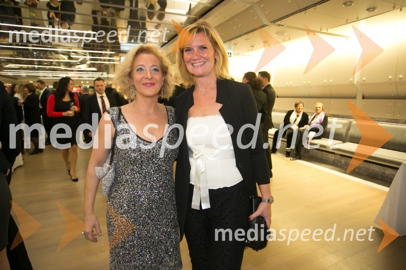  Maria Anselmi, direktorica Bisnode;  Tatjana de MonteManagerski koncert 2014