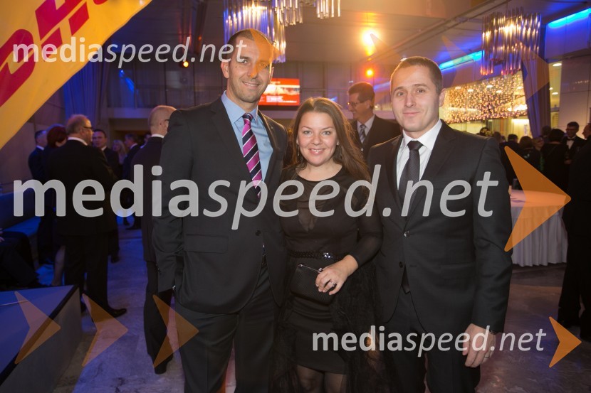  Marko  Mlakar, Amrop Adria;  Tjaša Kolenc Filipčič, vodja trženjskega komuniciranja v Skupini Triglav;  Klemen Kolenc, projektni vodja pri družbi AkrapovičManagerski koncert 2014