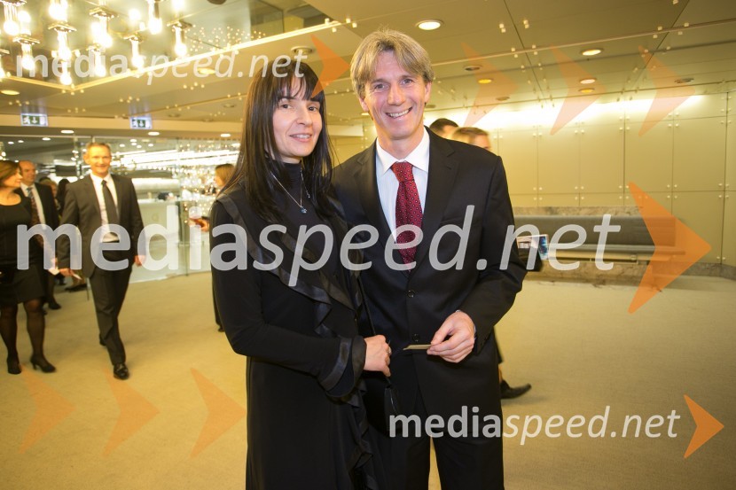  Jana Pistotnik;  Robert  Pistotnik, predsednik uprave Sintal d.d.Managerski koncert 2014