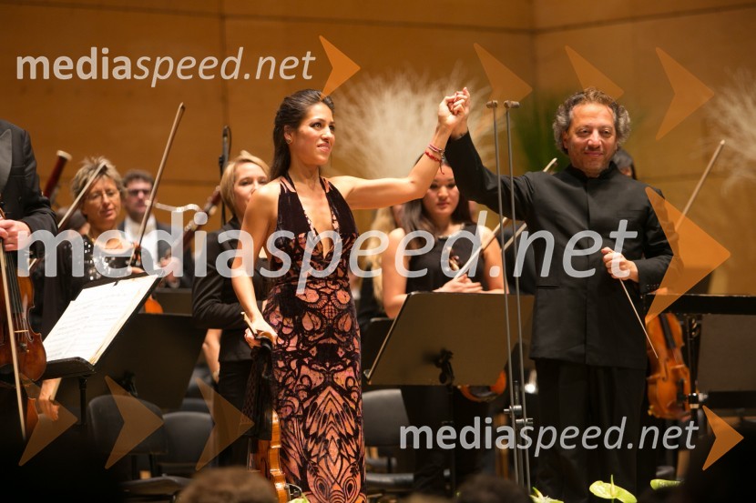  Leticia Moreno, violinistka;  George Pehlivanian, dirigentManagerski koncert 2014