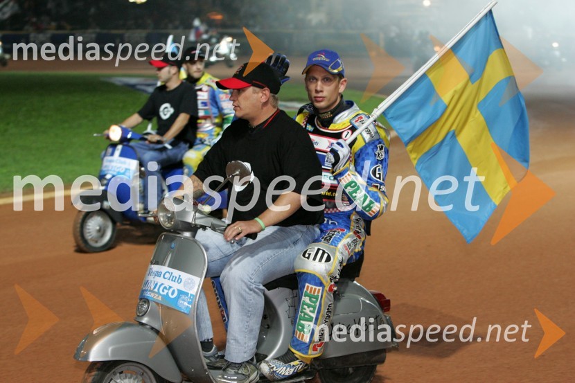 Jason Crump, Avstralija in Andreas Jonsson, ŠvedskaSPEEDWAY, Speedway Grand Prix - VN Italije 2005 dirka