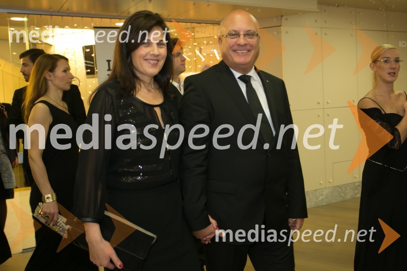  Maja Klančnik;  Iztok Klančnik, direktor HP SlovenijaManagerski koncert 2014