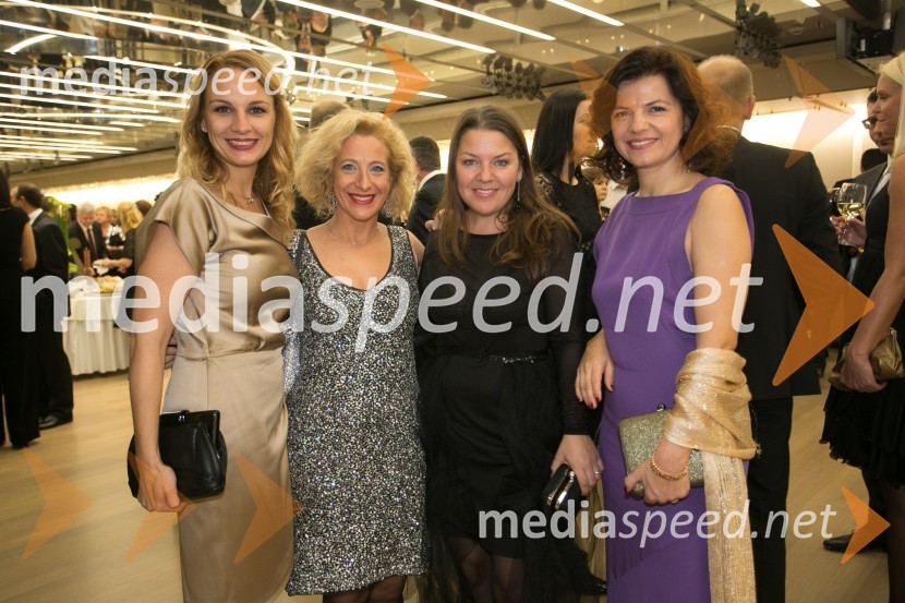  Melanie Seier Larsen, Principal - The Boston Consulting Group;  Maria Anselmi, direktorica Bisnode;  Tjaša Kolenc Filipčič, vodja trženjskega komuniciranja v Skupini Triglav; mag. Sonja  Šmuc, izvršna direktorica Združenja ManagerManagerski koncert 2014