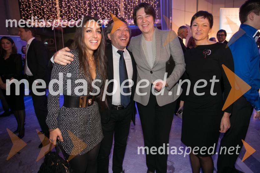  Leticia Moreno, violinistka;  George Pehlivanian, dirigent; mag. Violeta  Bulc, evropska komisarka za promet ; prof. dr. Maja Makovec Brenčič, Ekonomska fakulteta v LjubljaniManagerski koncert 2014