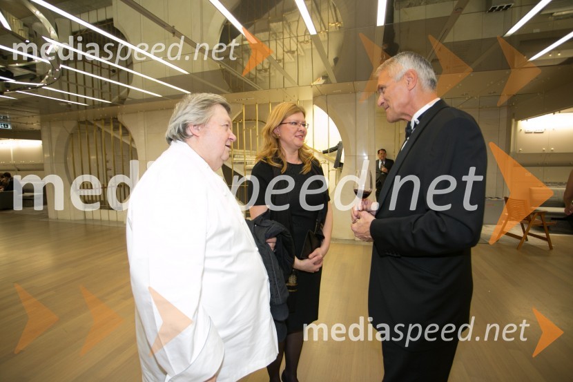  Andrej Kuhar, šef, restavracija Maxim;  Katja Mihelič, direktorica blagovnice Maxi;  Slobodan Sibinčič , generalni sekretar Evropskega združenja poslovnih medijev, predsednik uprav GV skupine, predsednik sveta Managerskih koncertovManagerski koncert 2014