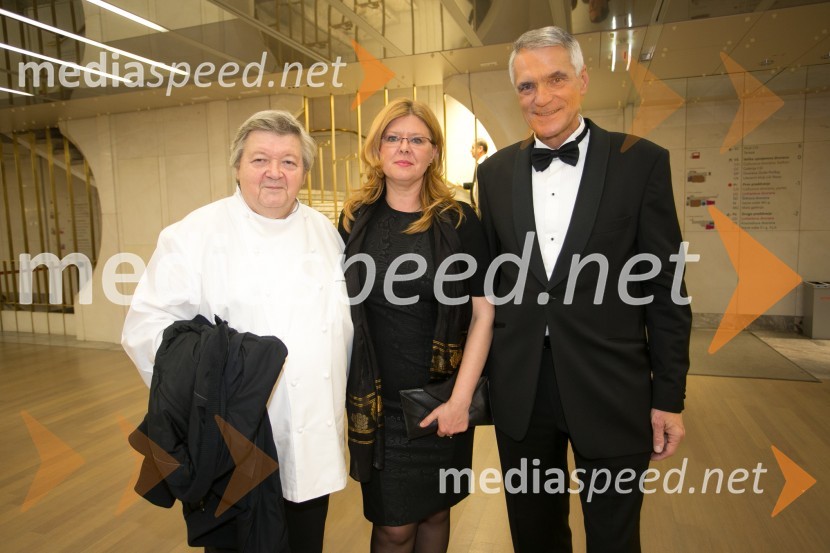  Andrej Kuhar, šef, restavracija Maxim;  Katja Mihelič, direktorica blagovnice Maxi;  Slobodan Sibinčič , generalni sekretar Evropskega združenja poslovnih medijev, predsednik sveta Managerskih koncertovManagerski koncert 2014