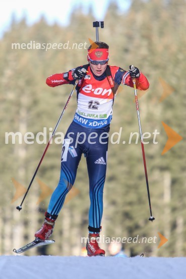  Ekaterina Glazyrina, biatlonka (Rusija)BMW IBU Svetovni pokal v biatlonu, Pokljuka 2014