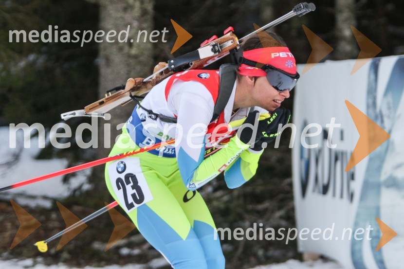  Teja  Gregorin, biatlonka (Slovenija)BMW IBU Svetovni pokal v biatlonu, Pokljuka 2014
